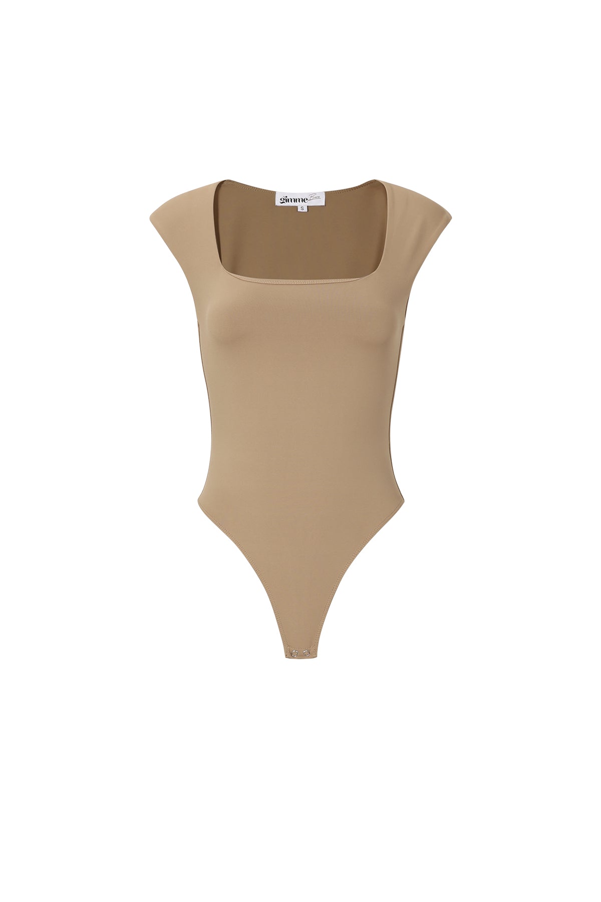 Dames halterbody van gebreid nylon in drie effen kleuren
