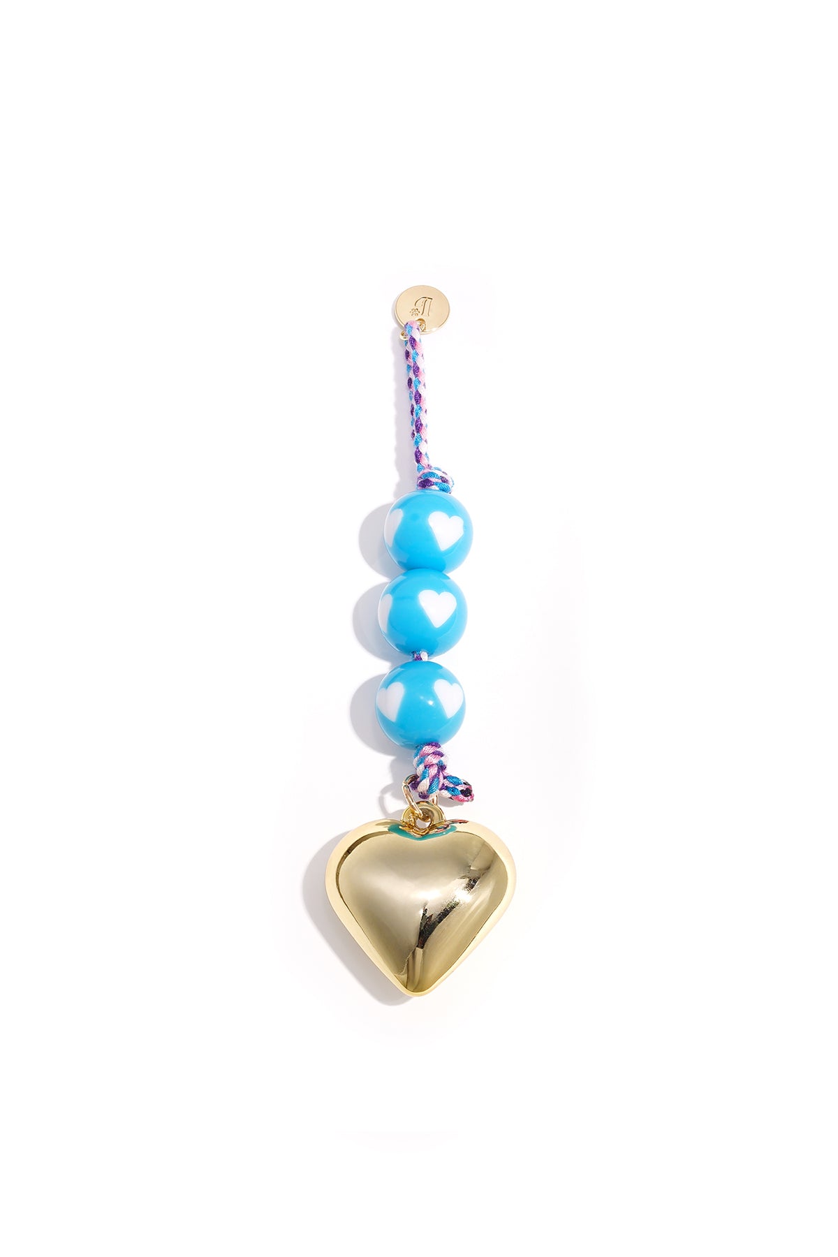 Tasbedeltjes in hartvorm, casual, acryl, dagelijkse accessoires