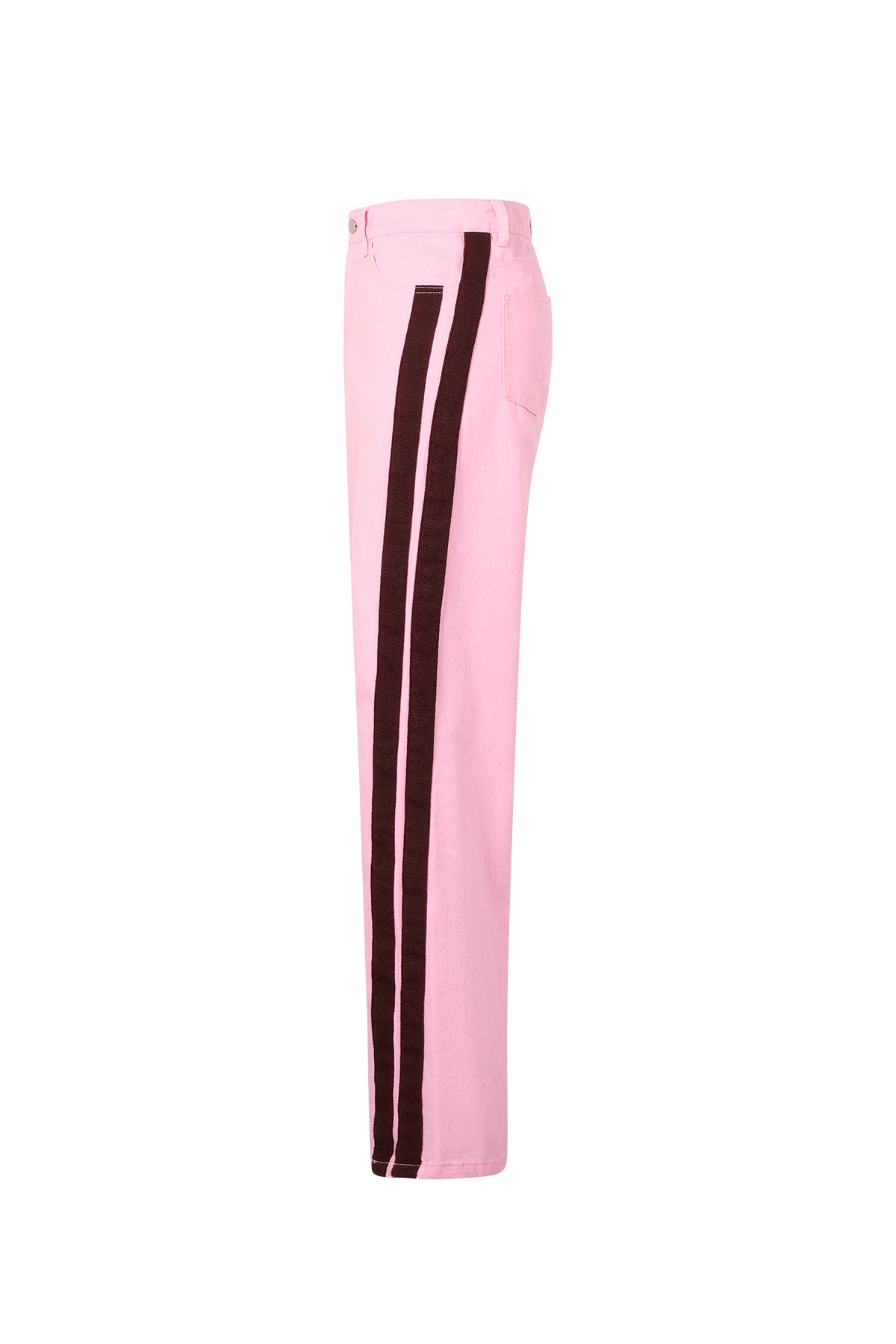 Women's straight-leg jeans with a striped pattern – Statement Stripe – image 10