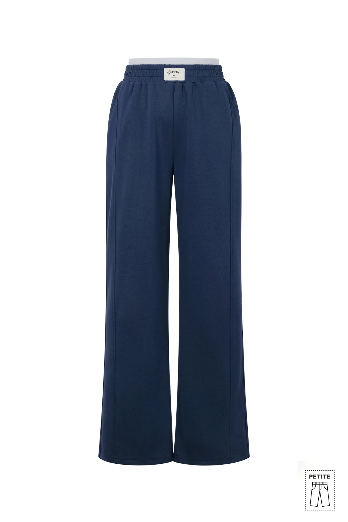 Dames sportieve rechte broek van gebreid polyester – productfoto 18
