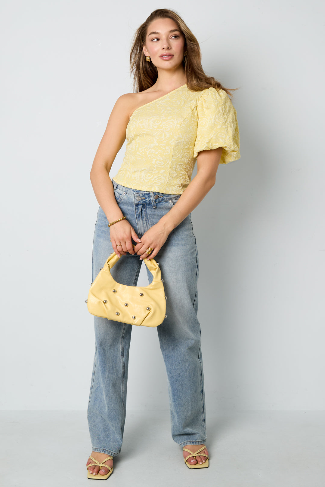 Haut asymétrique à imprimé floral pour femme – photo 9