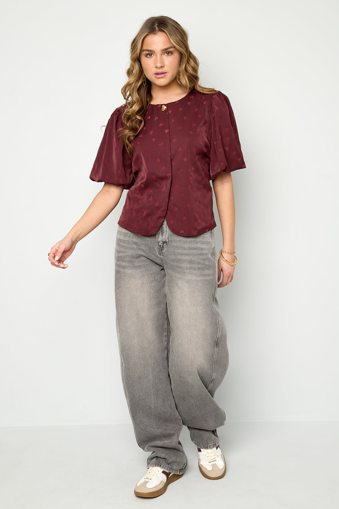 Women's high-waisted wide-leg jeans – image 6