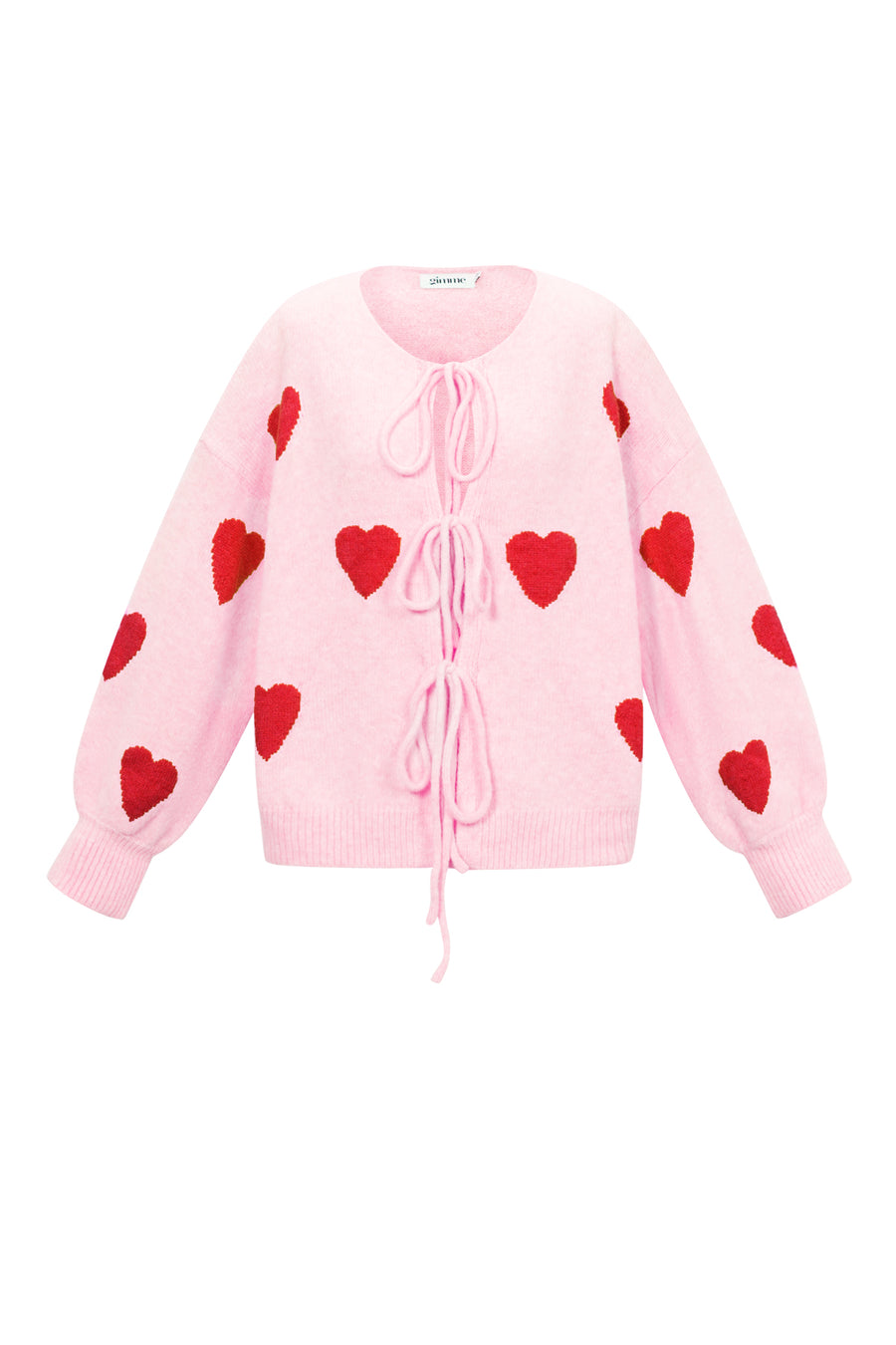 Dames Love Me cardigan van polyester met hart