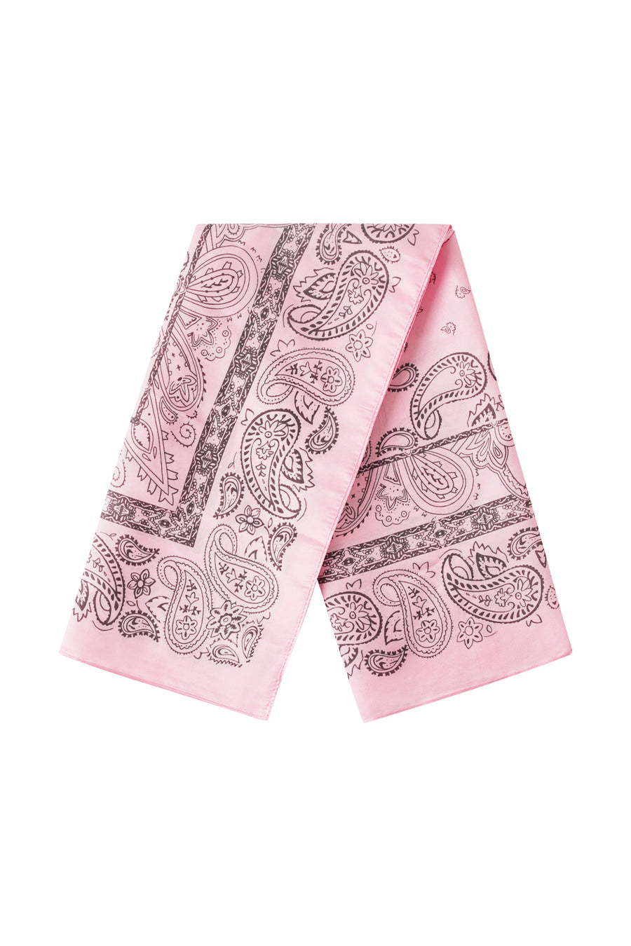 Foulard d'été 100 % polyester pour femme à motif floral – rose