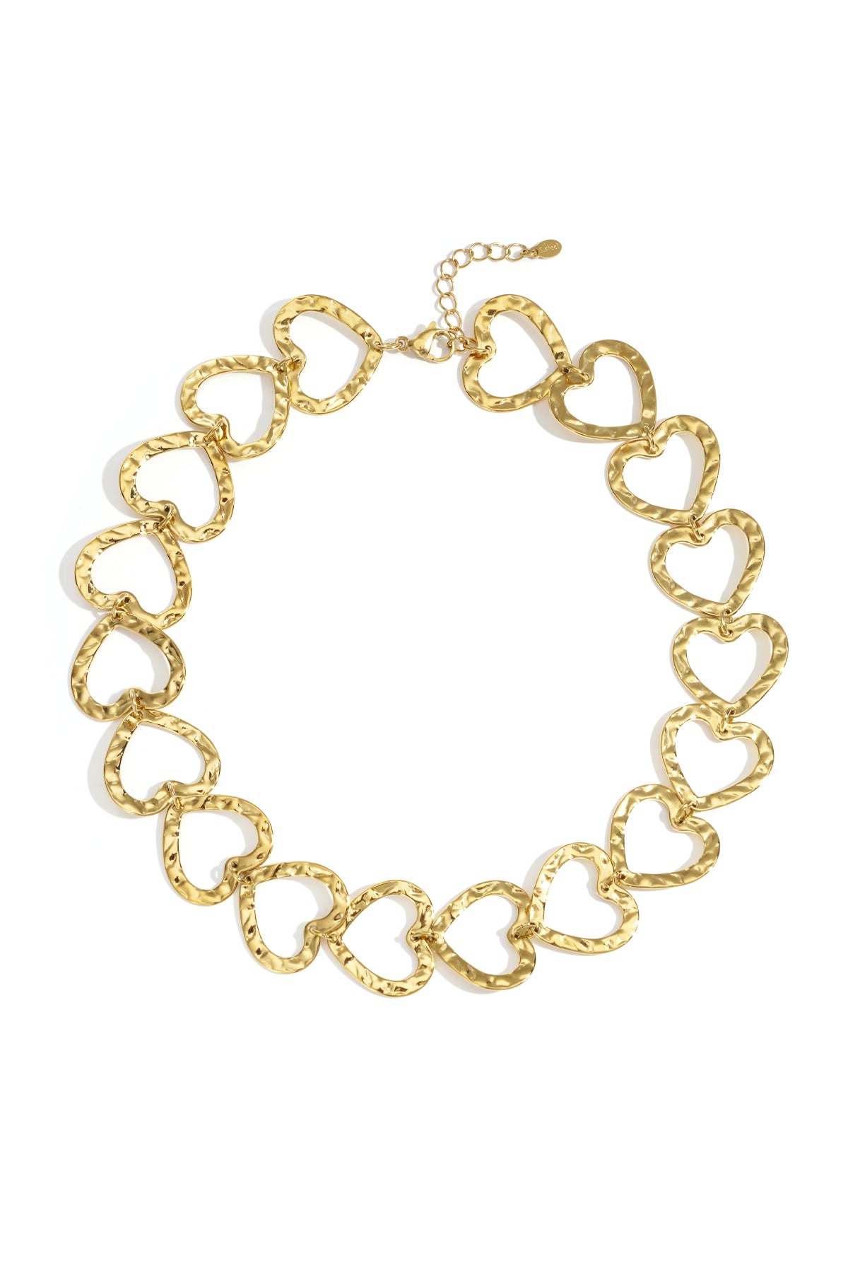 Women's Stainless Steel Heart Chain Necklace – Multiple Colors