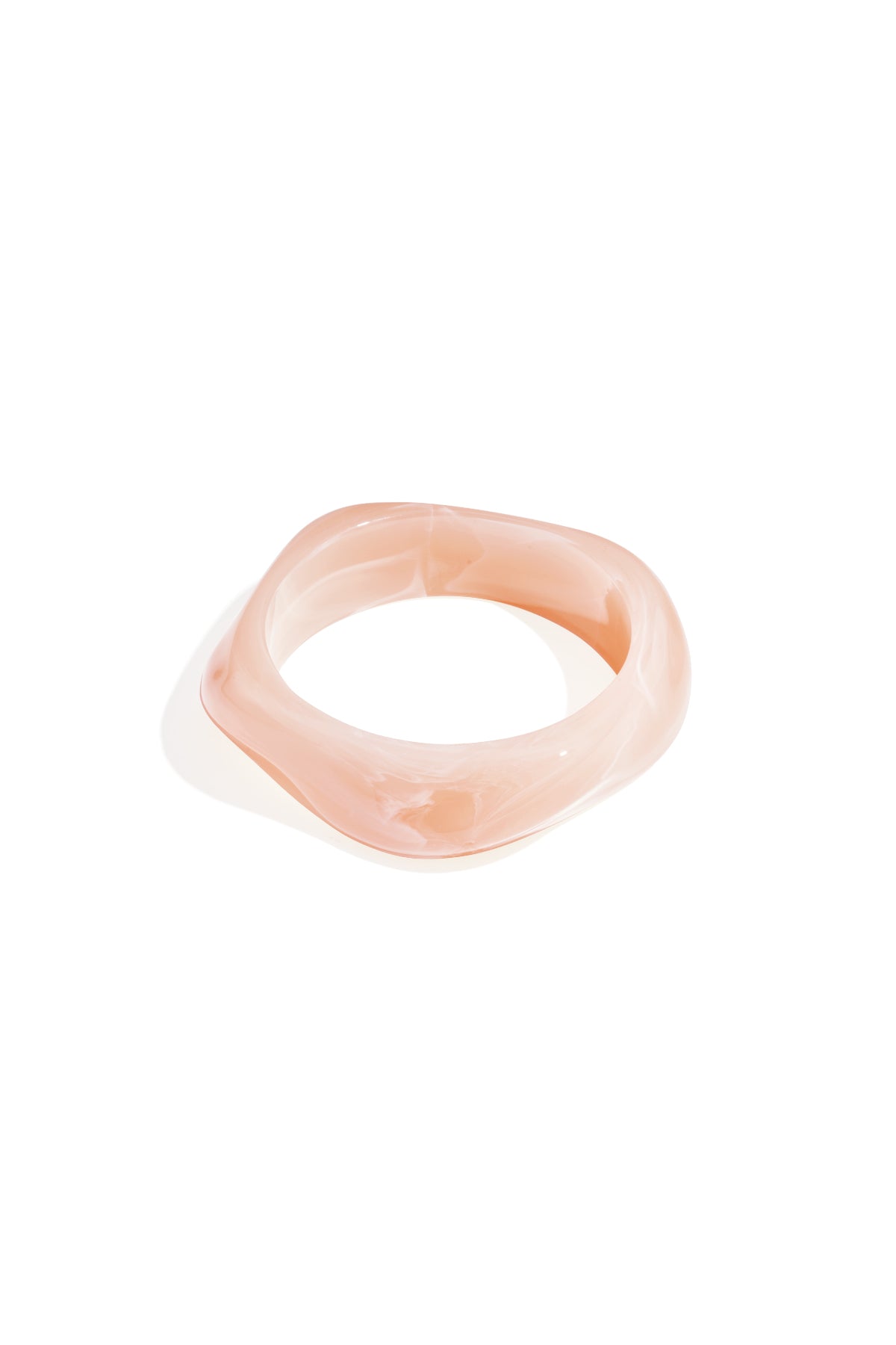 Bracelet jonc pour femmes en acrylique avec motif uni – plusieurs coloris – photo 9
