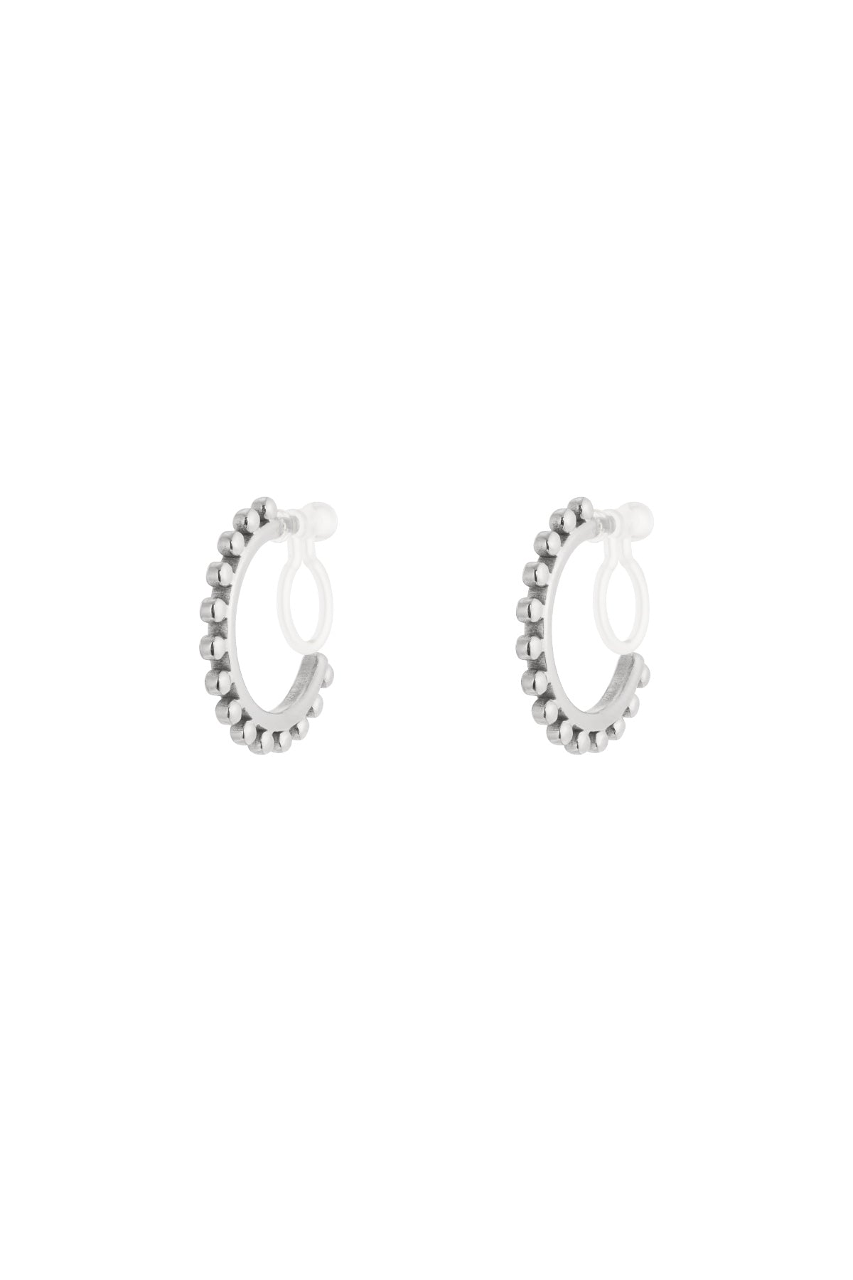 Boucles d'oreilles clips pour femmes en acier inoxydable, forme organique – doré