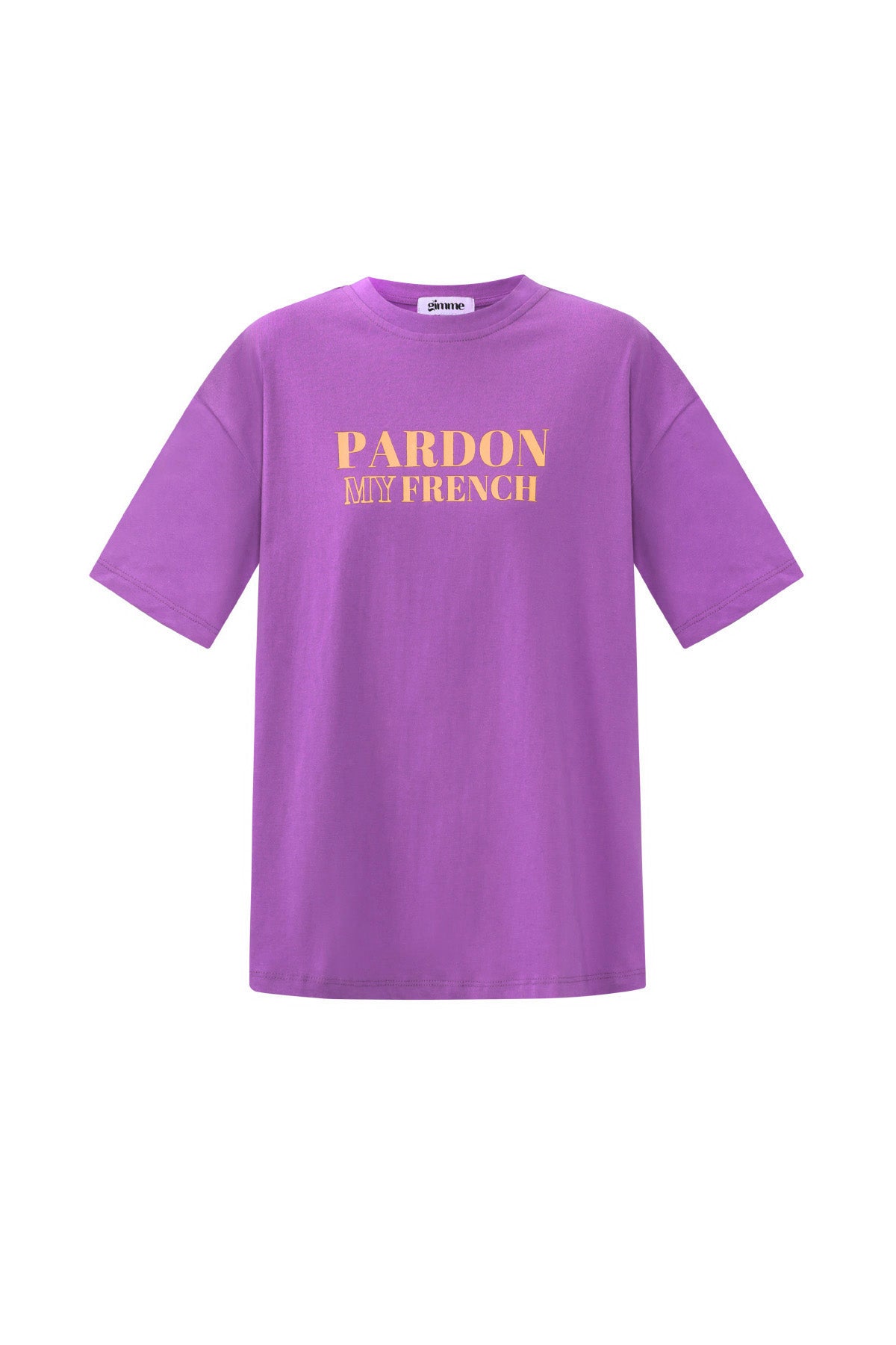 T-shirt pour femme avec texte imprimé