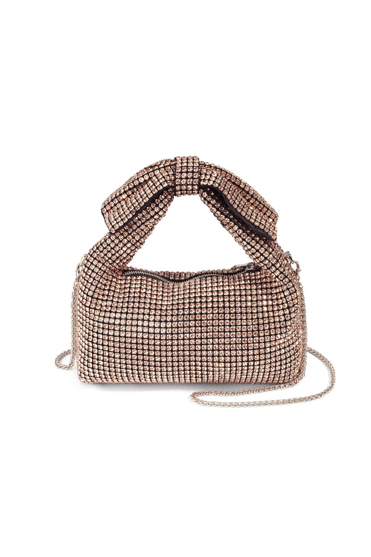 Sac à main pour femme en polyester avec nœud décoratif – plusieurs coloris