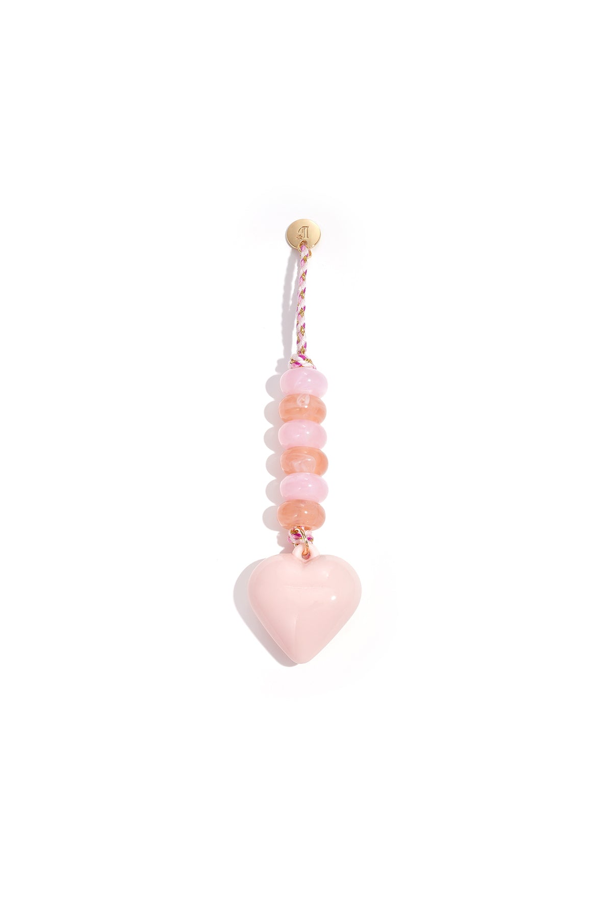 Tasbedeltjes in hartvorm, casual, acryl, dagelijkse accessoires