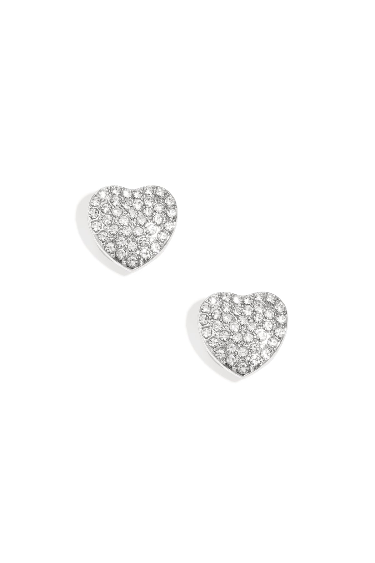 Heart-shaped metal alloy cufflinks – gold and silver-colored