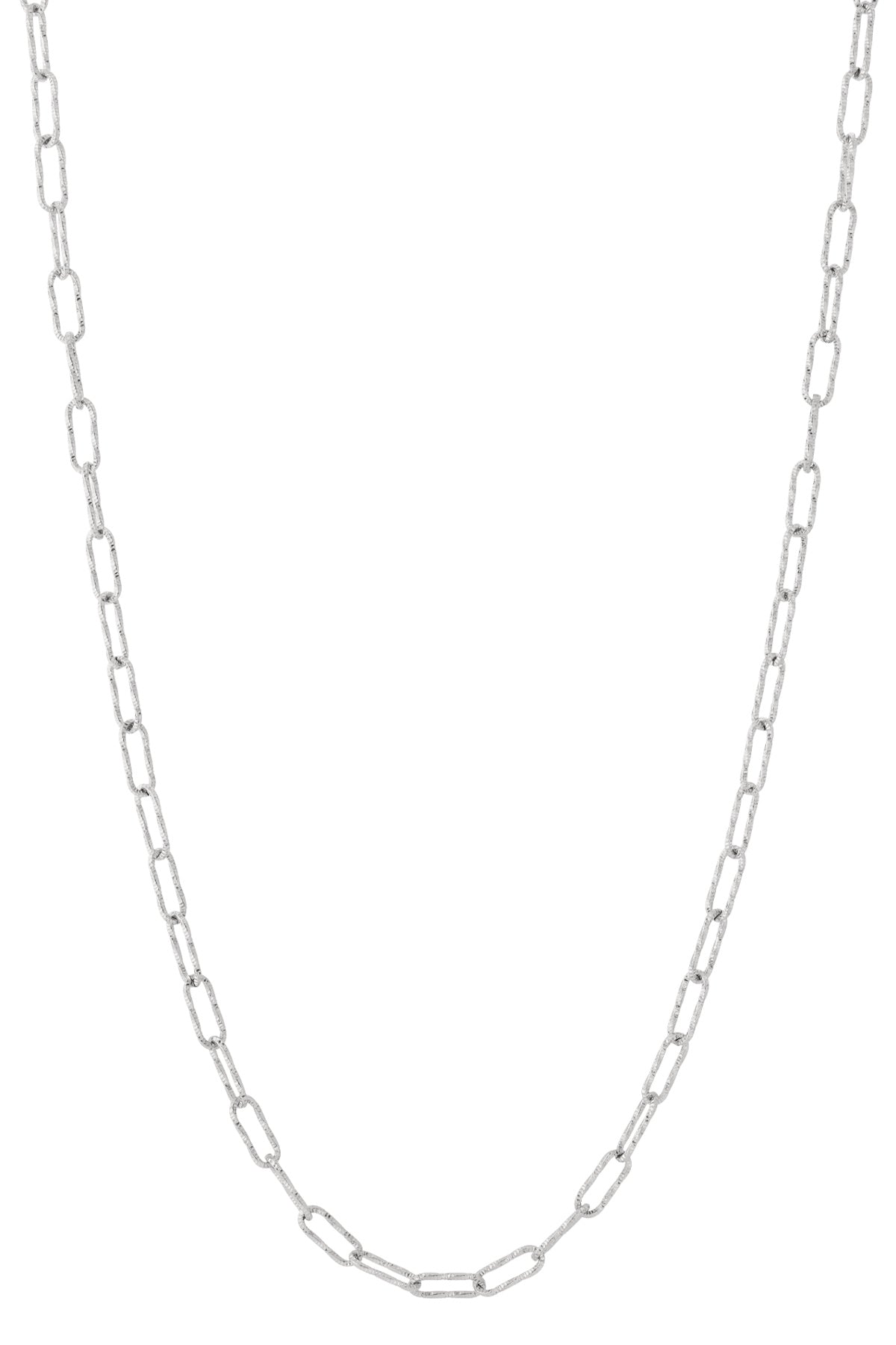Long Necklace for Women Made of 304 Stainless Steel with Link Detail – Gold-Colored – image 4