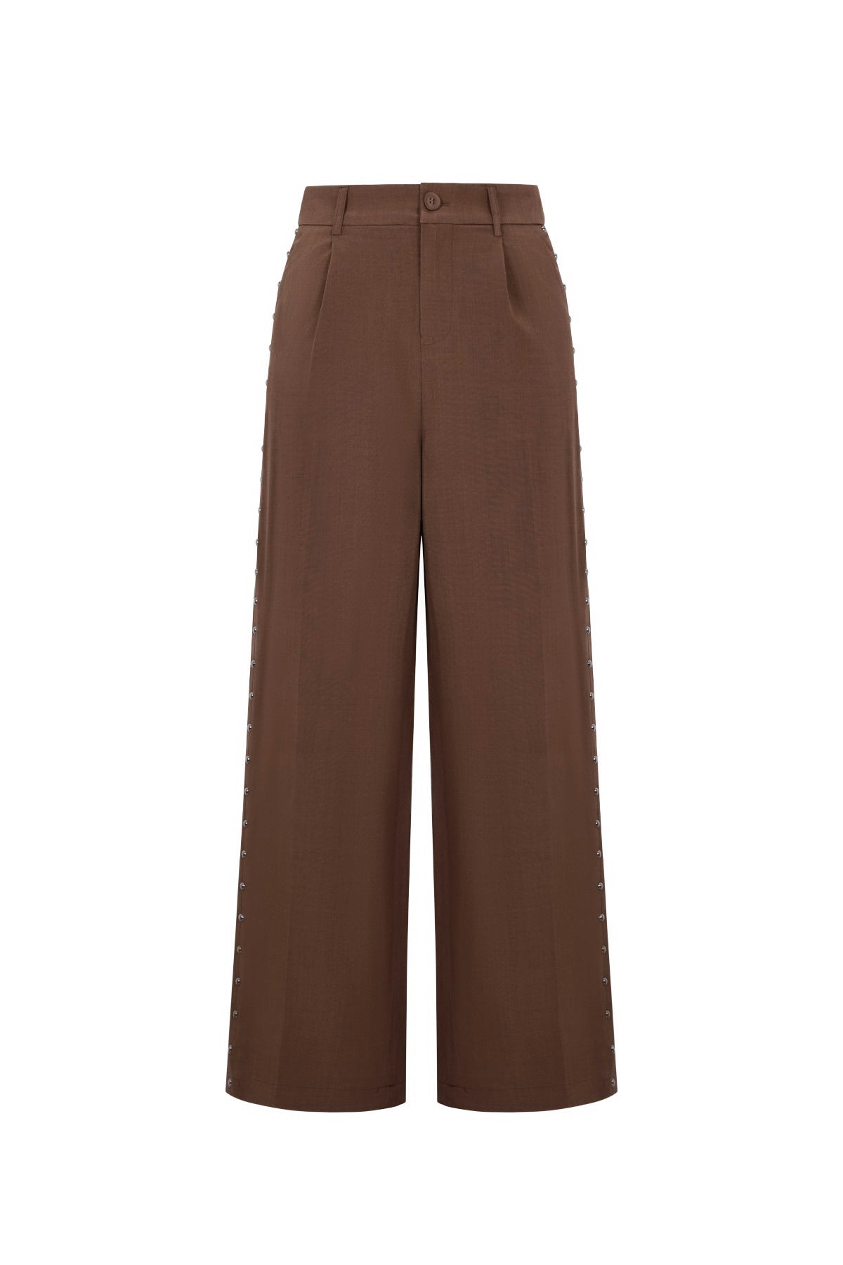 Pantalon large pour femme à jambes droites