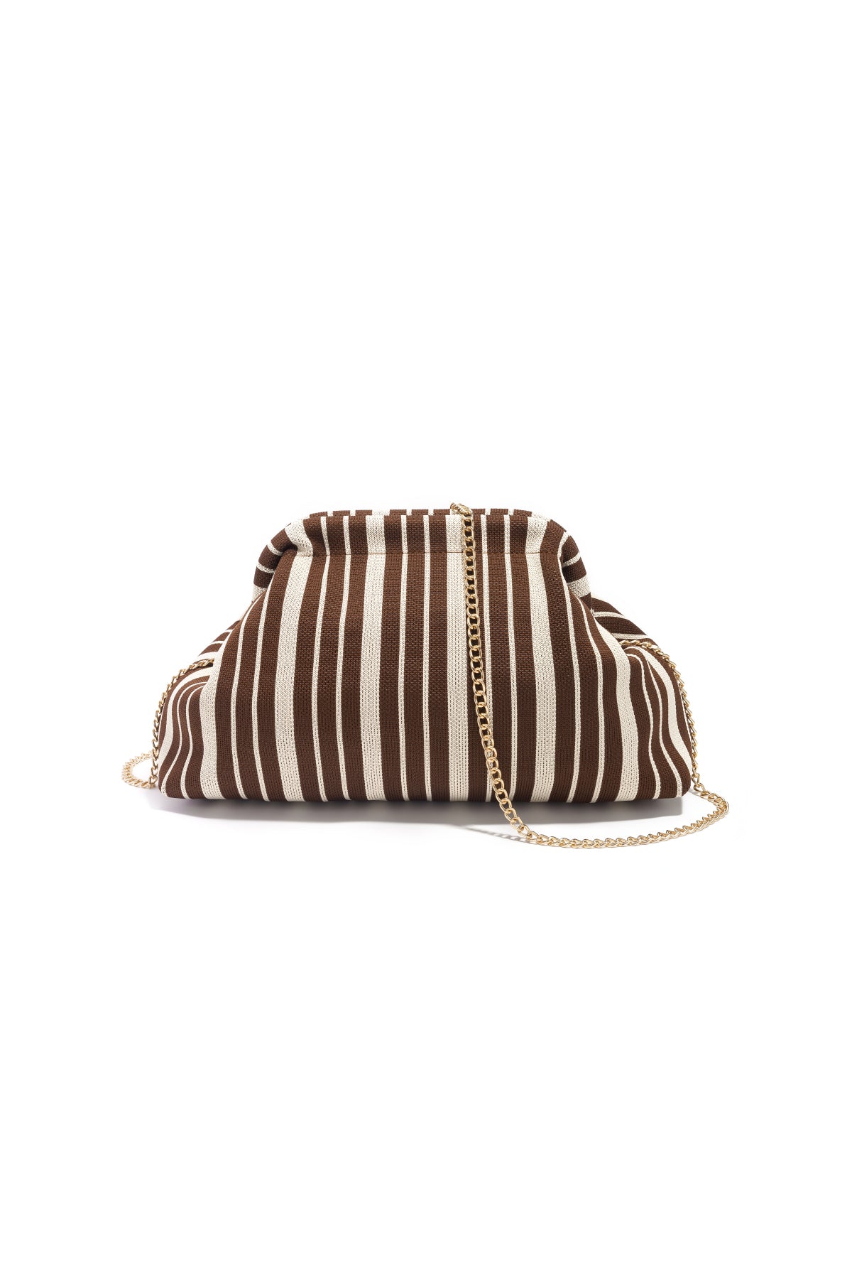 Women's Crossbody Bag 100% Polyester with Stripes and Patchwork Detail Open Top - Red – image 1