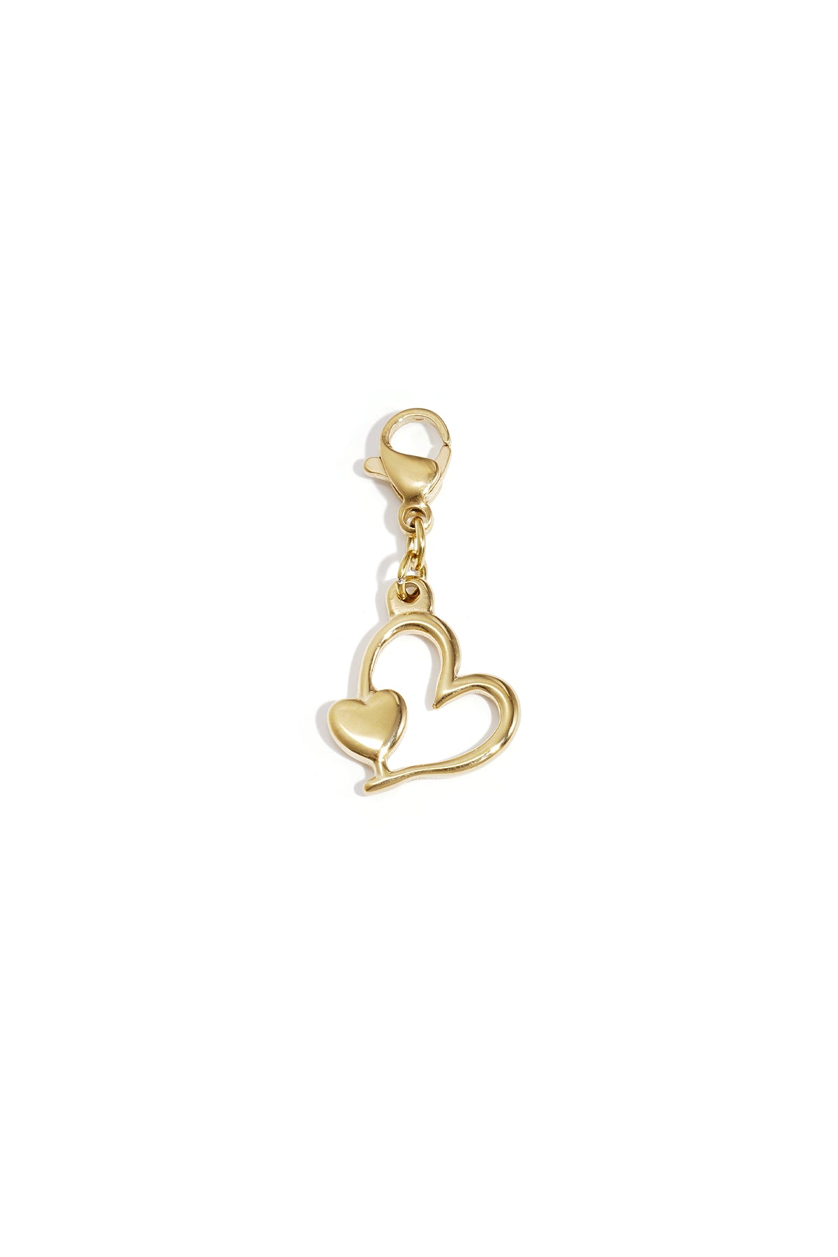 Sieraden bedel dubbele harten DIY